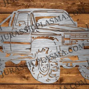 LIFTED SQUARE BODY CHEV TRUCK DIGITAL DOWNLOAD SVG DXF JPEG