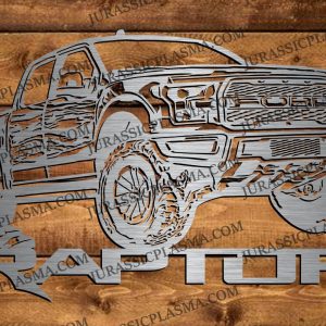 FORD RAPTOR PICKUP WITH LOGO 15 X 23 2026 DIGITAL DOWNLOAD SVG DXF JPEG