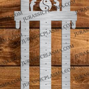 KARATE BELT HOLDER 2 DRAGON 2 22 X 40 2026 DIGITAL DOWNLOAD SVG DXF JPEG
