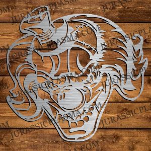 SCARY CLOWN 22 X 21 2026 DIGITAL DOWNLOAD SVG DXF JPEG