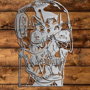TERMINATOR SKULL 15 X 13 2026 DIGITAL DOWNLOAD SVG DXF JPEG