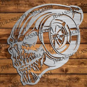 TURBO SKULL 21 X 22 2026 DIGITAL DOWNLOAD SVG DXF JPEG