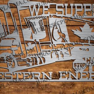 WE SUPPORT WESTERN ENERGEY DIGITAL DOWNLOAD SVG DXF JPEG