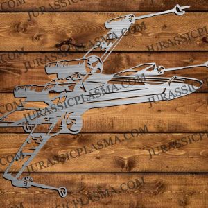 X WING FIGHTER 22 x 28 2026 DIGITAL DOWNLOAD SVG DXF JPEG