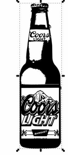 coors light bottle