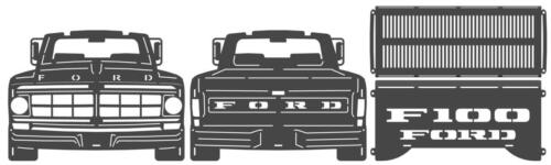 ford 1972 f100 fire pit parts