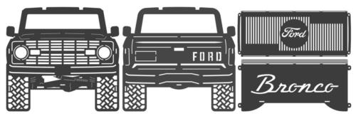 ford bronco fire pit custom parts