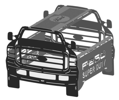 ford f250 06-08 fire pit