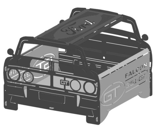ford falcon GT fire pit