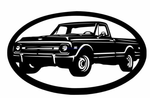 72 chev in oval image