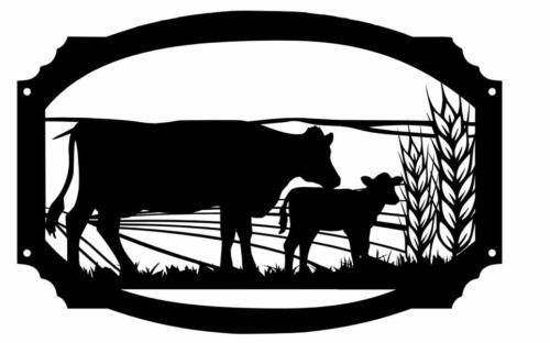 Farm buckle cow wheatc