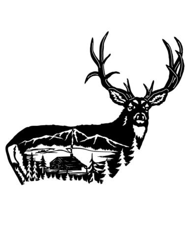 Mule-Deer-Cabin-Scene