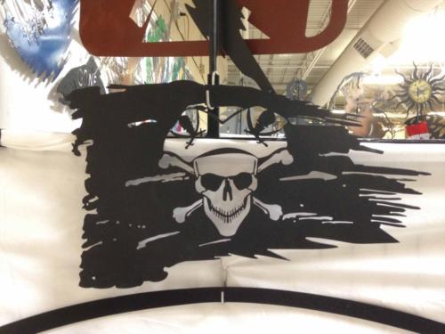 Pirate tattered flag 29s